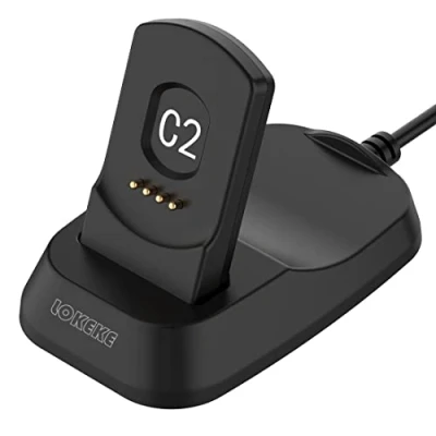 Abbildung von LOKEKE Kompatibel mit TicWatch Mobvoi C2 Magnetic USB Ladekabel Dock Ersatz Ladegerät