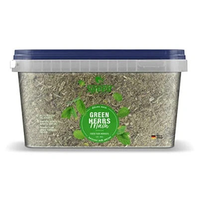 Abbildung von Speed Green Herbs Mash, 3,5 kg, Pferdefutter mit wertvollen Kräutern, melassefrei, ohne Zuckerzusatz, wohltuendem Inhalier Effekt, getreidestärkereduziert, Made in Germany