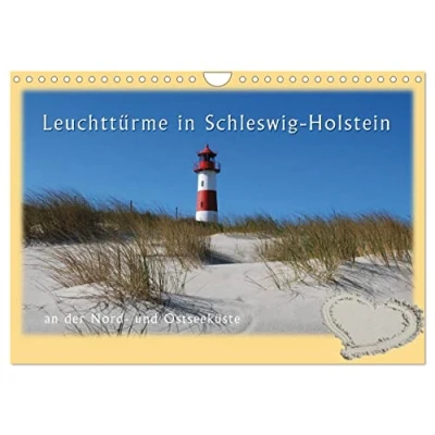 Abbildung von Leuchttürme Schleswig Holsteins (Wandkalender 2025 DIN A4 quer), CALVENDO Monatskalender