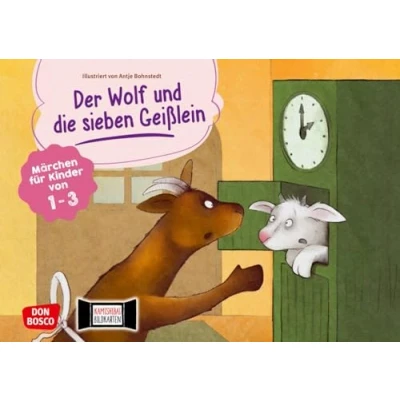 Abbildung von Der Wolf und die sieben Geißlein. Kamishibai Bildkartenset: Märchen für Kinder von 13. mit dem Erzähltheater Grimms entdecken. ... Kindern unter drei Jahren)