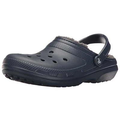 Abbildung von Crocs Unisex Erwachsene Classic Lined Clog Clog, Navy/Charcoal, 45/46 EU
