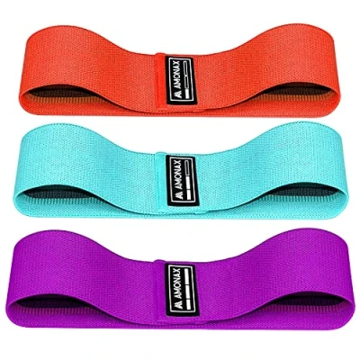 Abbildung von Amonax fitnessbänder für Frauen, wiederstandsbaender Set po trainingsgerät, Resistance Band Kniebeugenübungen, Exercise abnehmen geräte zuhause, sportgeräte Fitness zuhause