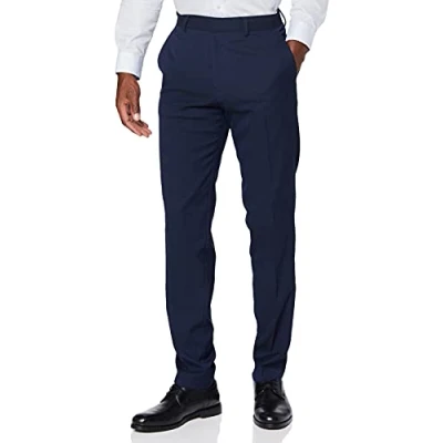 Abbildung von s.Oliver BLACK LABEL Slim: Anzughose mit Stretchkomfort Dark Blue 90