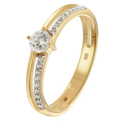 Abbildung von GLIZZ GL8814 Damenring Gold 333/8K mit Zirkonia