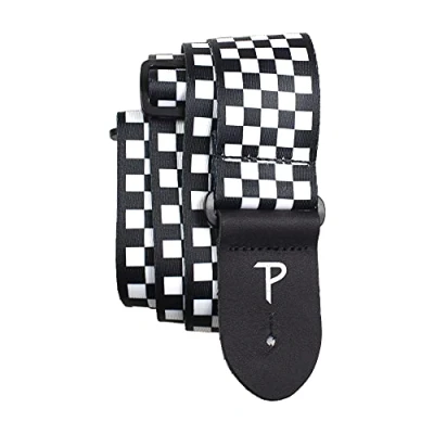 Abbildung von Perri&#039;s Leathers Ltd. Gitarrengurt Polyester Kariert Einstellbar Für Akustik /Bass /Elektrogitarren Hergestellt in Kanada (LPCP 591)
