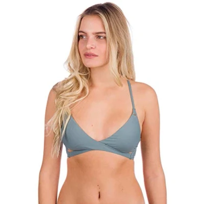 Abbildung von O&#039;Neill Damen PW Baay Mix Bikini Top, Schwarz All Over Print mit Weiß, 34