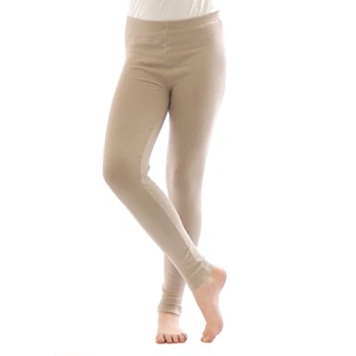 Abbildung von YESET Leggings Thermo lang Hose Damen Fleece Gamaschen beige S 34