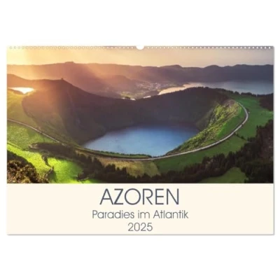 Abbildung von Azoren Paradies im Atlantik (Wandkalender 2025 DIN A2 quer), CALVENDO Monatskalender