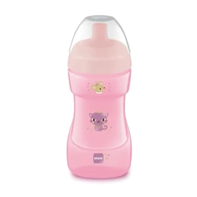 Abbildung von MAM Sports Cup Tasse mit Auslauf, 12+ Monate, 330 ml, Rosa
