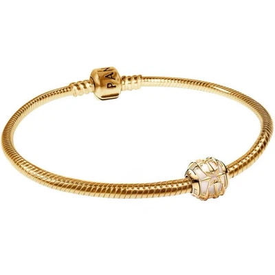 Abbildung von Pandora 28191 Damenarmband Planet Venus Goldfarben Geschenkset