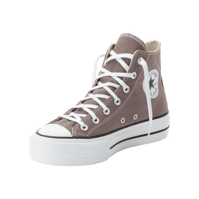 Abbildung von Converse Chuck Taylor ALL STAR LIFT Platform Sneaker high, Damen, Größe: 36, Pure pumice/white/black Textil