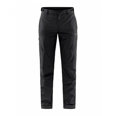 Abbildung von Craft ADV Explore TECH Pants Outdoorhose Herren XXL Asphalt 4 Wege Stretch vorgeformte Knie Verstellbarer Bund Gesäßtasche mit Reißverschluss Wanderhose Funktionshose