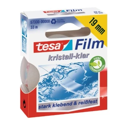Abbildung von tesa Klebefilm 19 mm x 33 m kristall klar