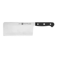 Abbildung von ZWILLING Gourmet Chinesisches Kochmesser, 18 cm, Rostfreier Spezialstahl, Ergonomischer Kunststoff Griff, Schwarz Made in Germany