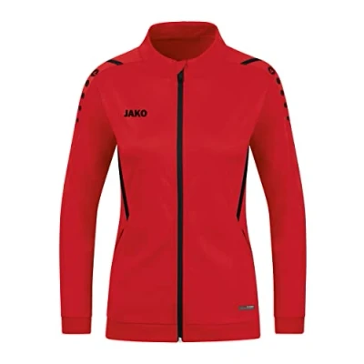 Abbildung von JAKO Challenge Trainingsjacke, Damen, Größe: 34, Rotschwarz