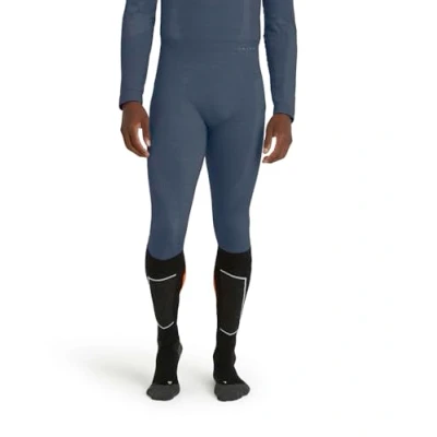 Abbildung von FALKE Herren Baselayer Hose Wool Tech Long M TI Wolle Funktionsmaterial schnelltrocknend 1 Stück, Blau (Capitain 6751),