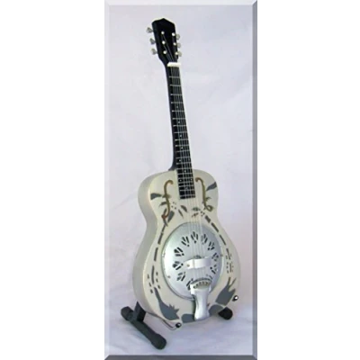 Abbildung von Mark Knopfler Miniatur Gitarre Resonator Dobro Dire Straits