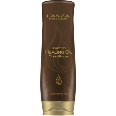 Abbildung von L&#039;ANZA Keratin Heilöl Glänzender Conditioner für Geschädigtes Haar (50 ml), Nährt, Repariert, Glanz &amp; Stärke ein Seidiges Aussehen, Sulfatfrei, Parabenfrei, Glutenfrei, Pflegespülung