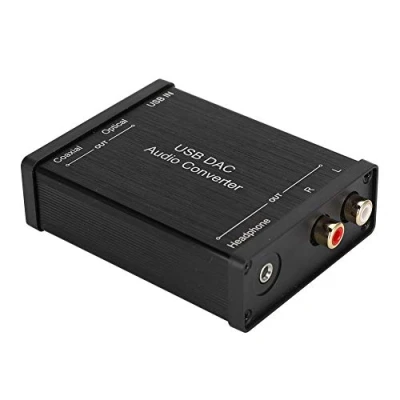 Abbildung von Tosuny USB Soundkarte, Stereo Soundkarten Konverter GV 023 Digital Analog DAC Audio Adapter Hervorragende Klangqualität Soundkarte