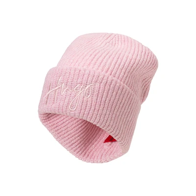 Abbildung von HUGO Socialy HAT Mütze, Damen, Größe: One Size, Light/pastel pink