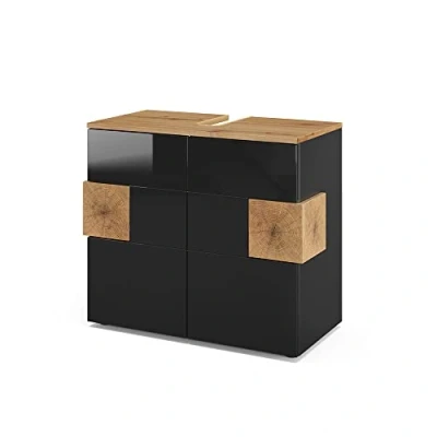 Abbildung von Vicco Waschbeckenunterschrank Eden, Anthrazit/Artisan Eiche, 73 x 64 cm