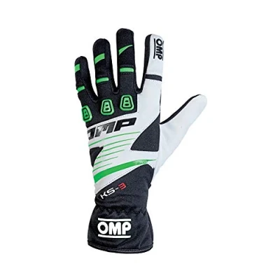 Abbildung von Omp OMPKK02743E270S My2018 Ks 3 Handschuhe Schwarz/W/Grün Größe S