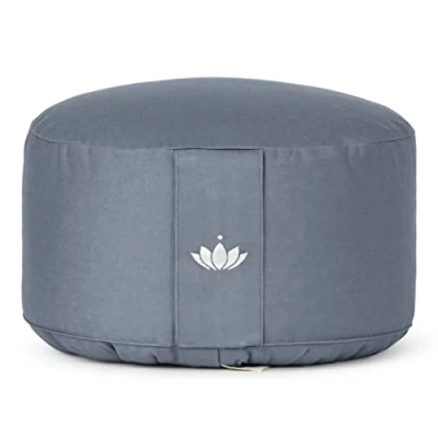 Abbildung von Lotuscrafts Yogakissen Meditationskissen Extra Hoch Sitzhöhe 20cm Waschbarer Bezug aus Baumwolle Yoga Sitzkissen mit Dinkelfüllung GOTS Zertifiziert