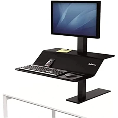 Abbildung von Fellowes 8080101 Ergonomische Sitz Steh Workstation für 1 Monitor