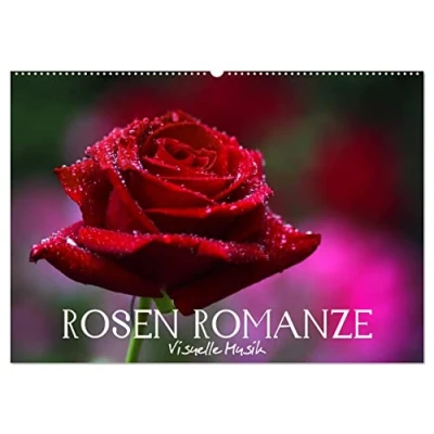 Abbildung von Rosen Romanze Visuelle Musik (Wandkalender 2025 DIN A2 quer), CALVENDO Monatskalender