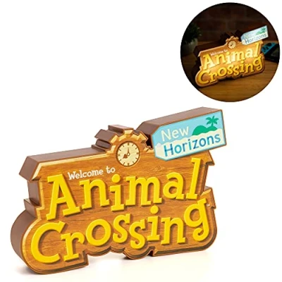 Abbildung von Paladone LED Dekolicht Animal Crossing Logo Leuchte