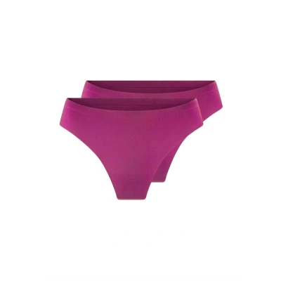 Abbildung von Lingadore 2 PACK String, Damen, Größe: Medium, Raspberry