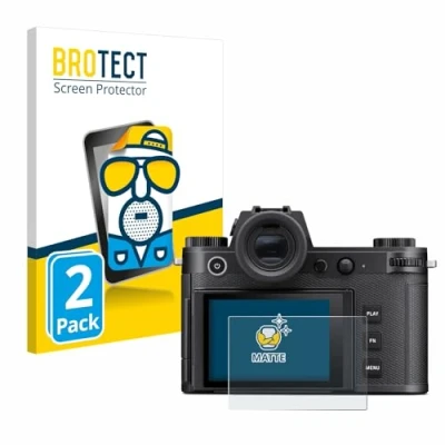 Abbildung von BROTECT Entspiegelungs Schutzfolie für Leica SL3 (2 Stück) Matte Displayschutz Folie, Anti Reflex, Fingerprint