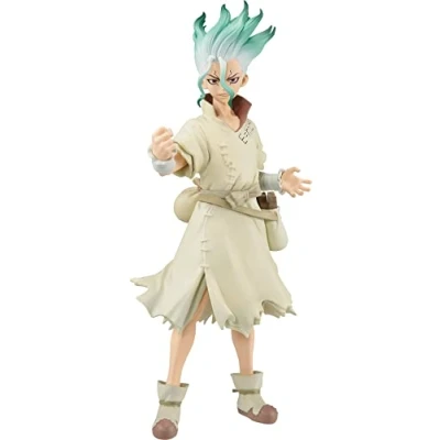 Abbildung von Banpresto Last Level Figur Stone World SENKU 18 cm Action Puppen, Mehrfarbig (FBP18827)