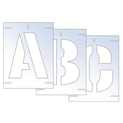 Abbildung von SCAN Letter Stencil Kit 300mm