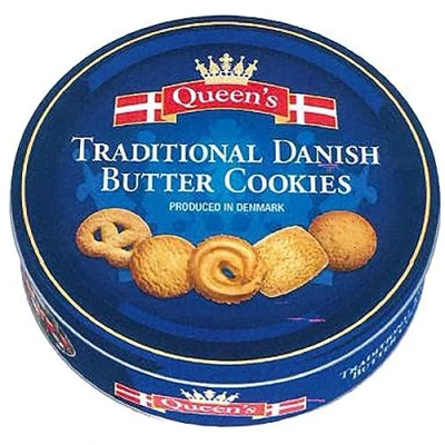 Abbildung von Queen`s Danish Butter Cookies, Traditionelle dänische Butterkekse, 500 g