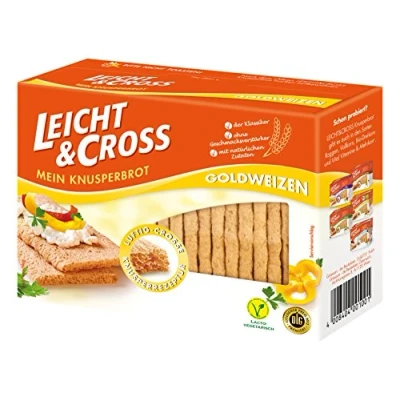 Abbildung von LEICHT&amp;CROSS Knusperbrot Goldweizen, 8er Pack (8 x 125 g)
