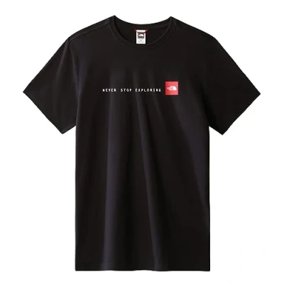 Abbildung von The North Face Never STOP Exploring TEE Tshirt print, Herren, Größe: Medium, Black