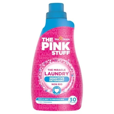 Abbildung von Stardrops Pink Stuff Waschmittel Sensitive Non Bio, 32 Wäschen 960ml