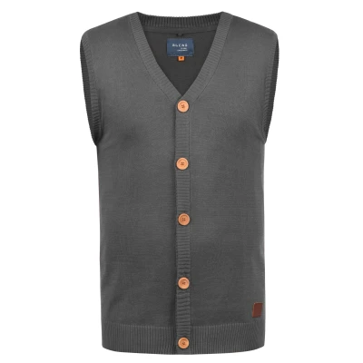 Abbildung von Blend Bhlennardo Weste, Herren, Größe: Large, Dark grey