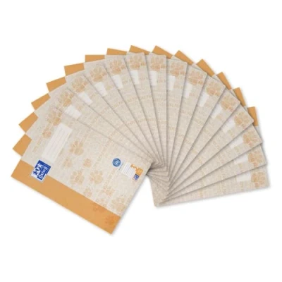 Abbildung von Oxford Schulheft A4 Recycling, 16 Blatt, Lineatur 3, liniert, 15 Stück