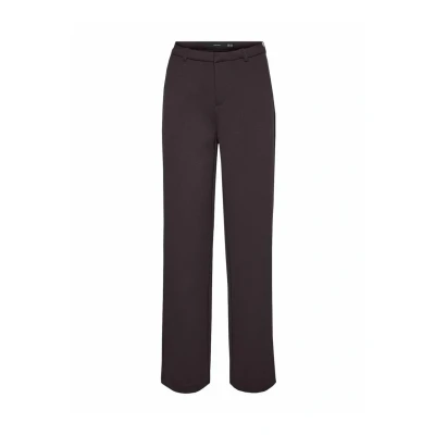 Abbildung von Vero Moda Vmzamira Straight Stoffhose, Damen, Größe: XSx32, Chocolate torte