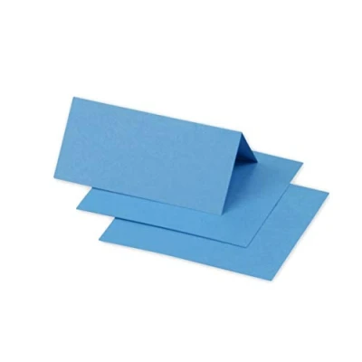 Abbildung von Clairefontaine 75041C Packung mit 25 Tischaufsteller Pollen, 85x80 mm, gefaltet, Türkis