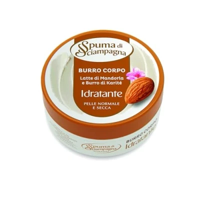 Abbildung von Spuma Di Sciampagna Feuchtigkeitsspendende Körperbutter, Mandelmilch und Karité Butter, 200 ml