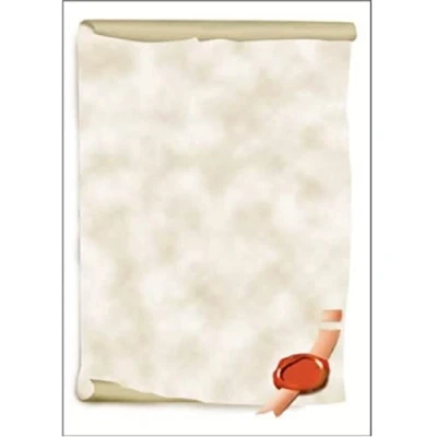 Abbildung von SIGEL DP521 Motiv Papier, Urkundenrolle, 185 g, DIN A4, 12 Blatt, aus nachhaltigem Papier