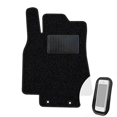 Abbildung von moto MOLTICO Fahrer Fußmatte Auto Velours Fahrerseite Autoteppiche Schwarz Fahrermatte 1 teilig passend für Mercedes Benz B Klasse W245 2005 2011