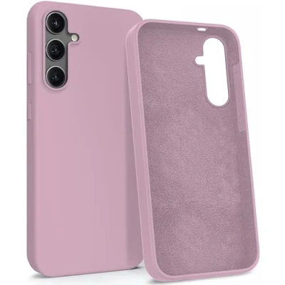 Abbildung von MyGadget Hülle für Samsung Galaxy S24 Plus Gummierte Handyhülle [ 3 Layer Struktur ] Schutzhülle mit Soft Inlay &amp; Hardcase Cover außen Rosa