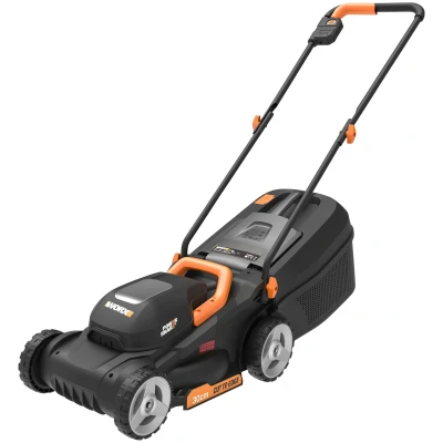 Abbildung von Worx Akkurasenmäher WG730E, 30 cm Schnittbreite, (Set), 20V/4Ah, 200m², 30cm/30 70mm, Liter, bürstenlos