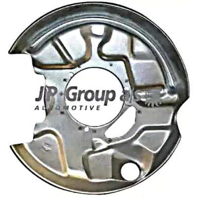 Abbildung von JP GROUP 1364300270 Ankerblech Hinterachse links MERCEDES BENZ: C Klasse Limousine, 190, W124 Limousine