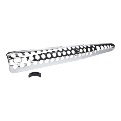 Abbildung von Enduro Auspuff Hitzeschutz Chrom kompatibel für SIMSON S 51 53 Comfort 3 4 Gang Mofa 1980 1996
