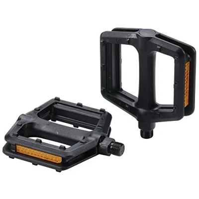 Abbildung von BBB Cycling TrailRide Fahrrad Pedale Mountainbike Fahrradpedale Rutschvest Für Trekking und E Bike mit Beidseitige Reflectoren Schwarz BPD 35